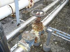 スプリンクラー補助水槽ﾁｬｯｷ弁交換工事