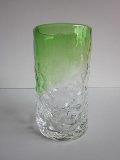 琉球グラス「でこぼこファッショングラス」緑色