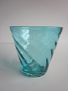 琉球グラス「ちゅらさんグラス」水色
