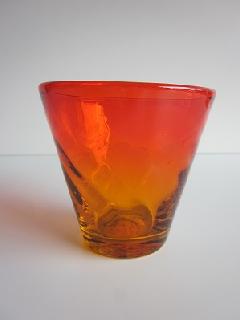 琉球グラス「ちゅらさんグラス」オレンジ