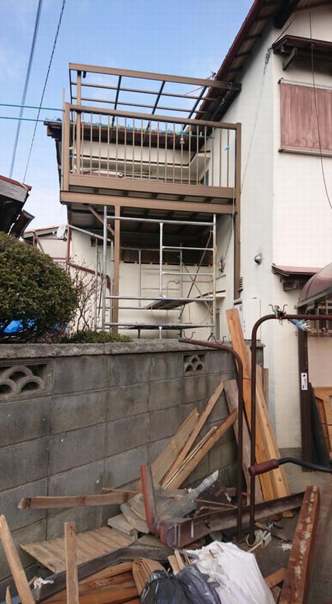 腰高窓から掃出窓へバルコニーリフォーム(岸和田市）