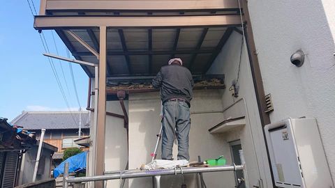 腰高窓から掃出窓へバルコニーリフォーム(岸和田市）
