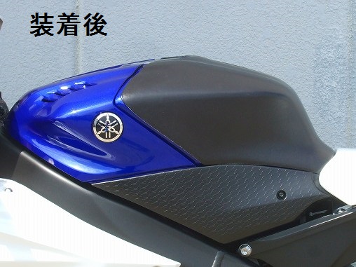 走行は一度もしていませんＹＺＦ-Ｒ６　  17〜クレバーウルフ　タンクパッド　黒ＦＲＰ