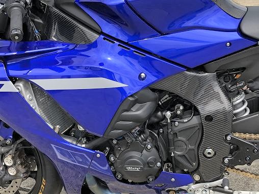 木造 クレバーウルフ│フレームカバー 綾織りカーボン│CBR1000RR(08