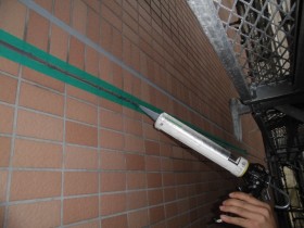 大阪市中央区のマンションの外壁塗装・タイル張替え・屋根塗装防水工事