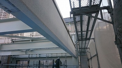 神戸市　Ｙ興業さま　外壁塗装　作業５日目