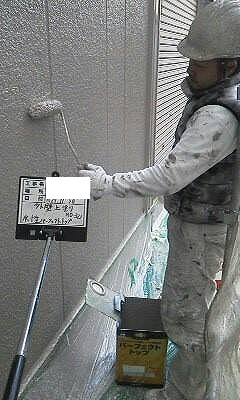 大阪市西区　Kさま邸　外壁塗装　作業8日目