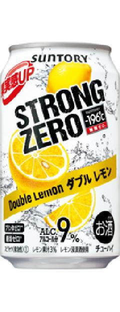 ｻﾝﾄﾘｰ　-196℃　ストロングゼロWレモン　（Alc9％）３５０ml 1ケース