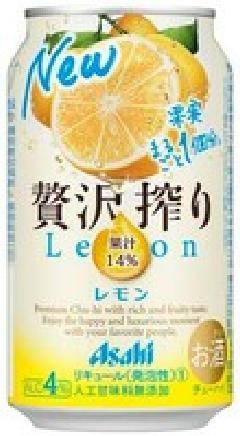 アサヒ　贅沢搾り　レモン　（Alc4%)３５０ml 1ケース