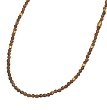 EXTREME ENO-02 Smokeyquartz beads Necklace