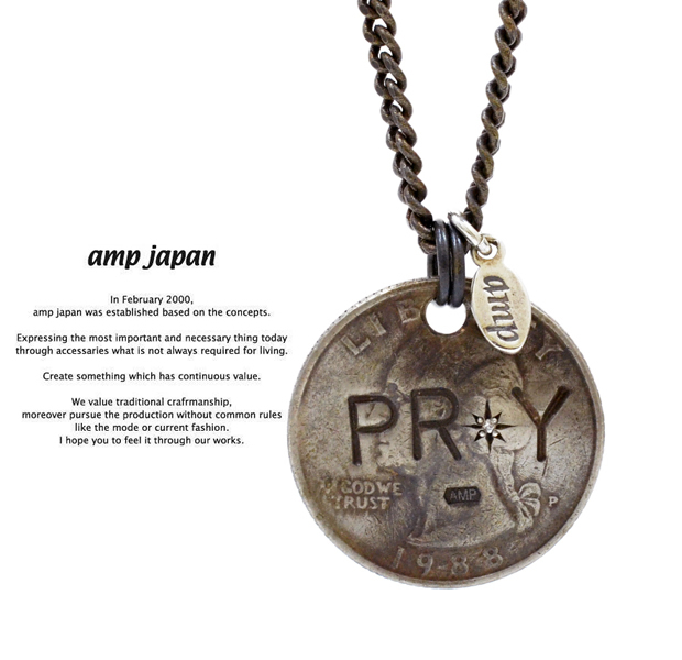 amp japan  11ad-217@PRAY Coin Necklace