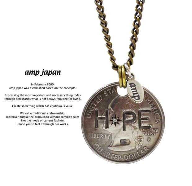 amp japan  11ad-214　Hope Coin Necklace