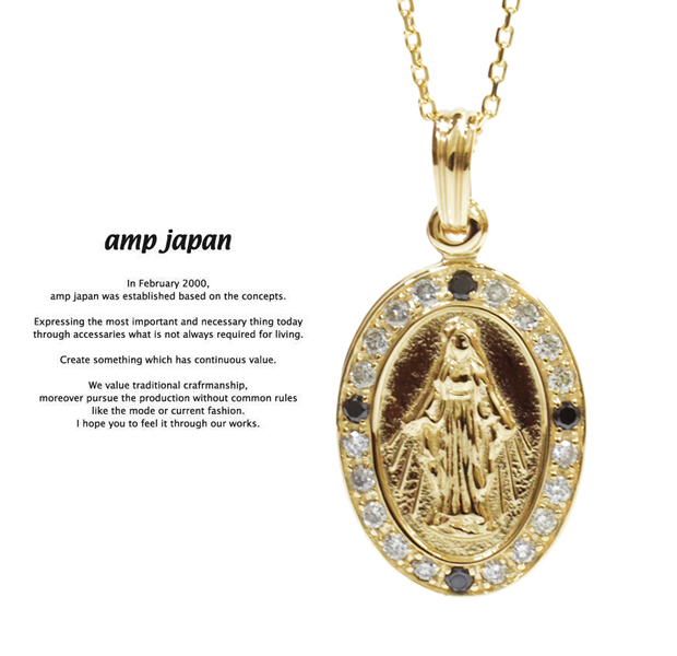amp japan 13ah-362 maria Gold & Diamond Necklace