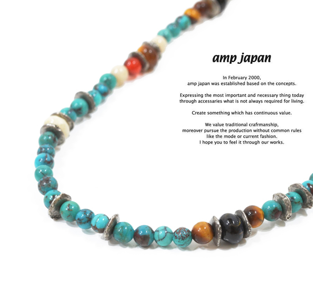 amp japan 14ahk-122 turquoise 3way choker