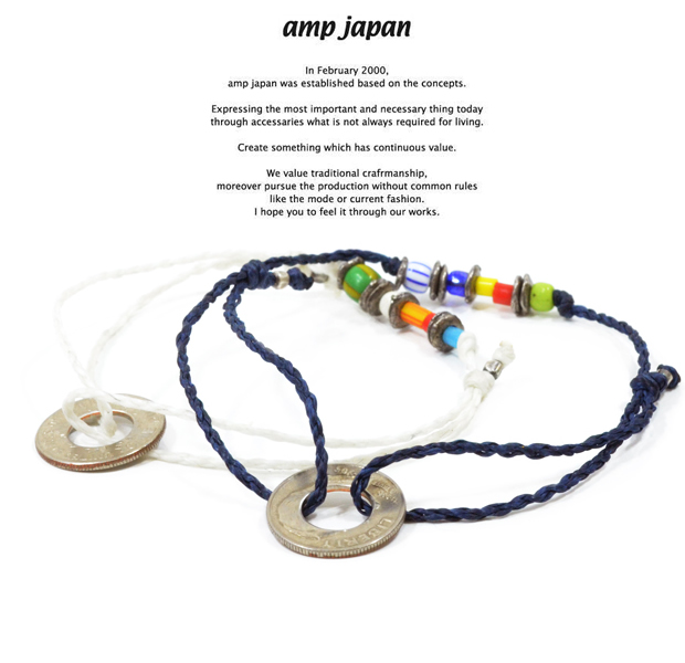 amp japan 14ahk-421 10cent waxed cord anklet