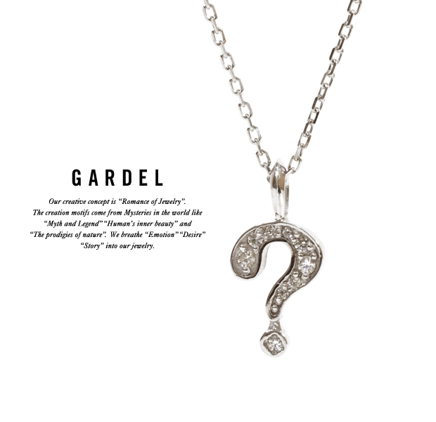 GARDEL gdp073 NATURAL QUESTION NECKLACE