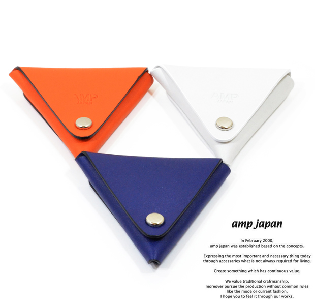 amp japan 14an-830 triangle coin purse
