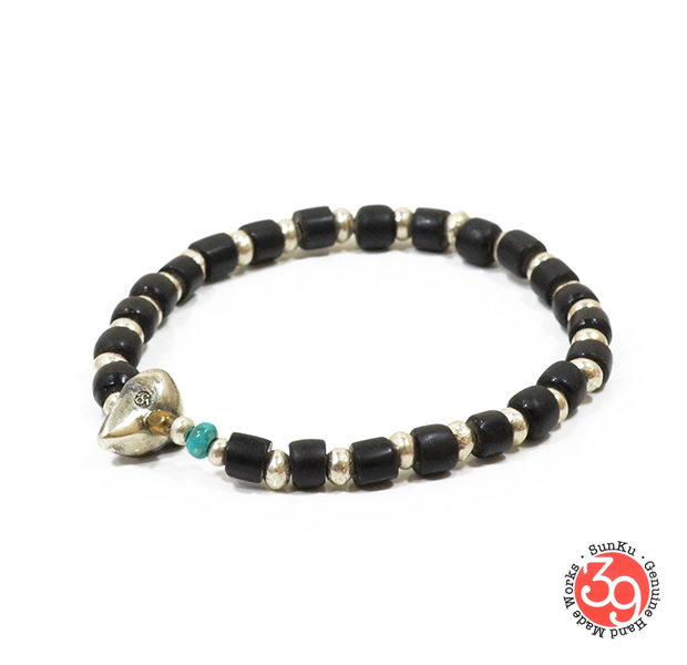 Sunku LTD-025 Antique Beads & Silver Beads Bracelet