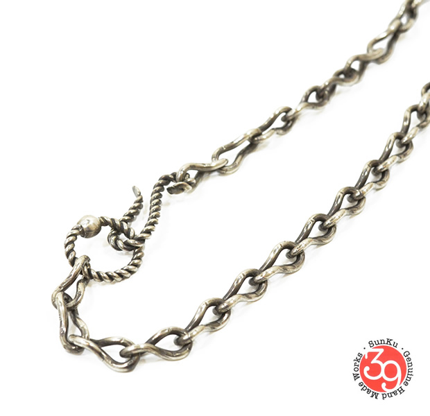 Sunku SK-062 Handmade Twisted Chain Necklace 50cm