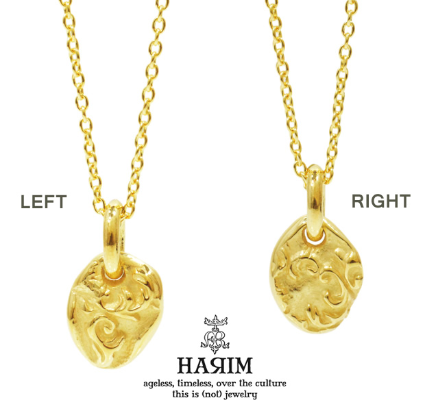 HARIM HRPM006,007 fragments of acanthus pendant set K18coat