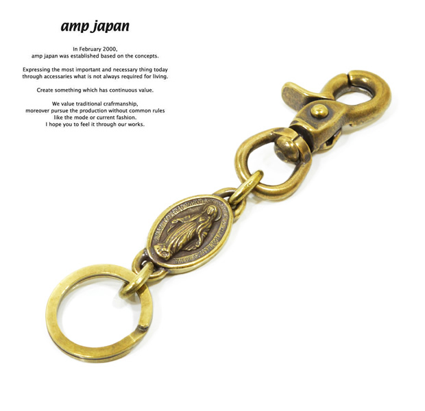 amp japan 14ad-825BRS mary medal key holder