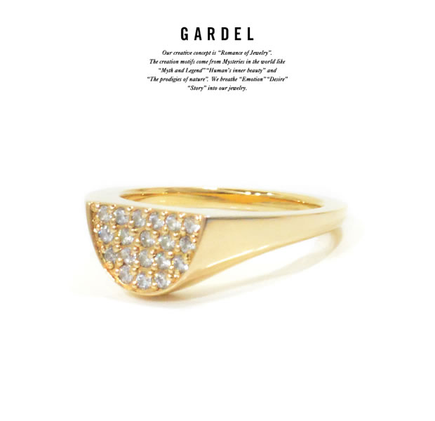 GARDEL GDR-098 K18YG Graffiti Ring B