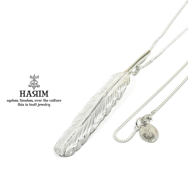 HARIM HRT001WH Feather Necklace /L yCENTERz