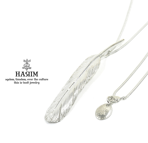 HARIM HRT002WH Feather Necklace /L yLEFTz