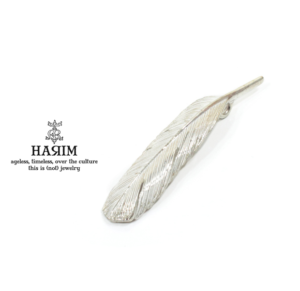 HARIM HRT005WH Feather Pendant /M 【LEFT】