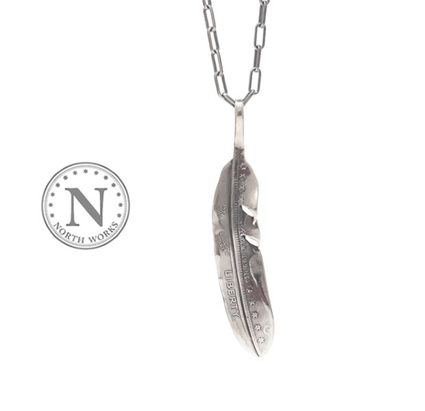 NORTH WORKS@N-530 Feather Necklace