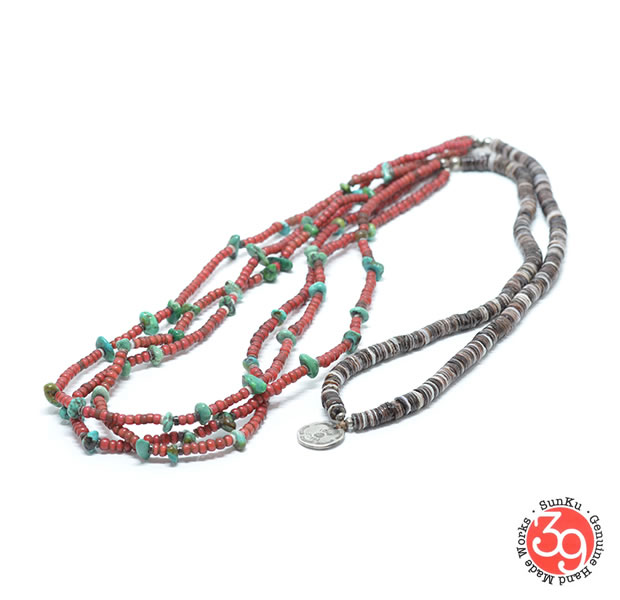 Sunku SK-238 Antique beads necklace/TQS