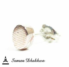 Suman Dhakhwa SD-E04SMOKUME Oval Stud