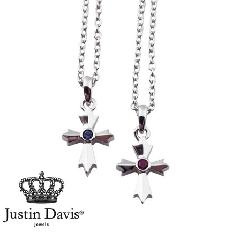 Justin Davis snj435/Ruby,Sap AMULET Necklace STOCK