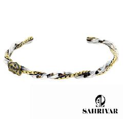 SAHRIVAR sb01s10s Twisted bangle