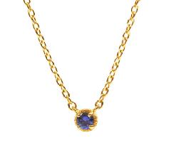 ENO-03/K18 Neckrace Sapphire