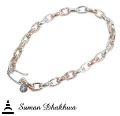 Suman Dhakhwa　SD-C03 MOKUME Combination Bracelet Sm.