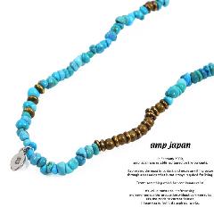 amp japan 13ahk-354 Turquoise Beads Brace & Necklace