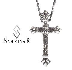 SAHRIVAR@sn49s13a Patten Cross Necklace