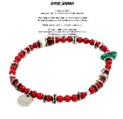 amp japan 13ahk-151 round coral bracelet