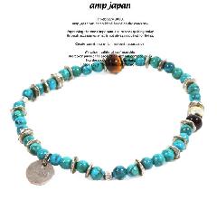 amp japan 13ahk-154 round turquoise bracelet