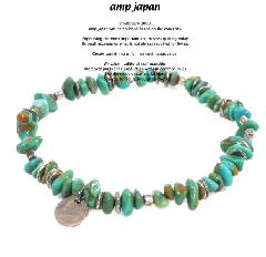 amp japan 13ahk-160 tumbie turquoise bracelet -single-