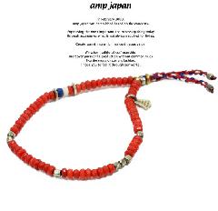 amp japan  12ah-311 matte coral with yacht rope bracelet