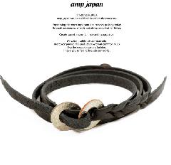 amp japan 13an-132 dime leather bracelet