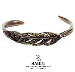 HARIM HRA023BR Owl feather bangle [sunlight]