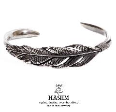 HARIM HRA023SV Owl feather bangle [twilight]