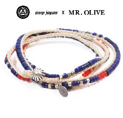 amp japan x Mr.Olive 14moh-400 Lapis Beading Bracelet
