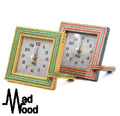 Mad Wood Clock