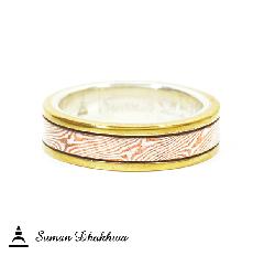 Suman Dhakhwa@SD-R31 Small Brass Borders Ring