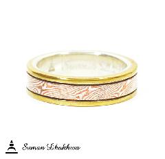 Suman Dhakhwa@SD-R31 Small Brass Borders Ring