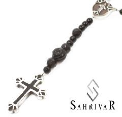 SAHRIVAR@sn55s14s Filled Cross Rosary